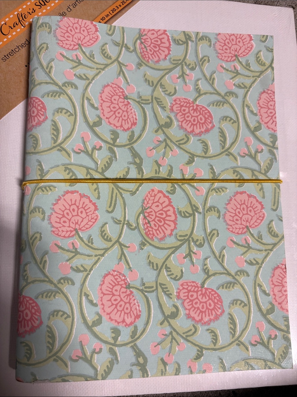 New-Two's Company Pink Floral Notebook